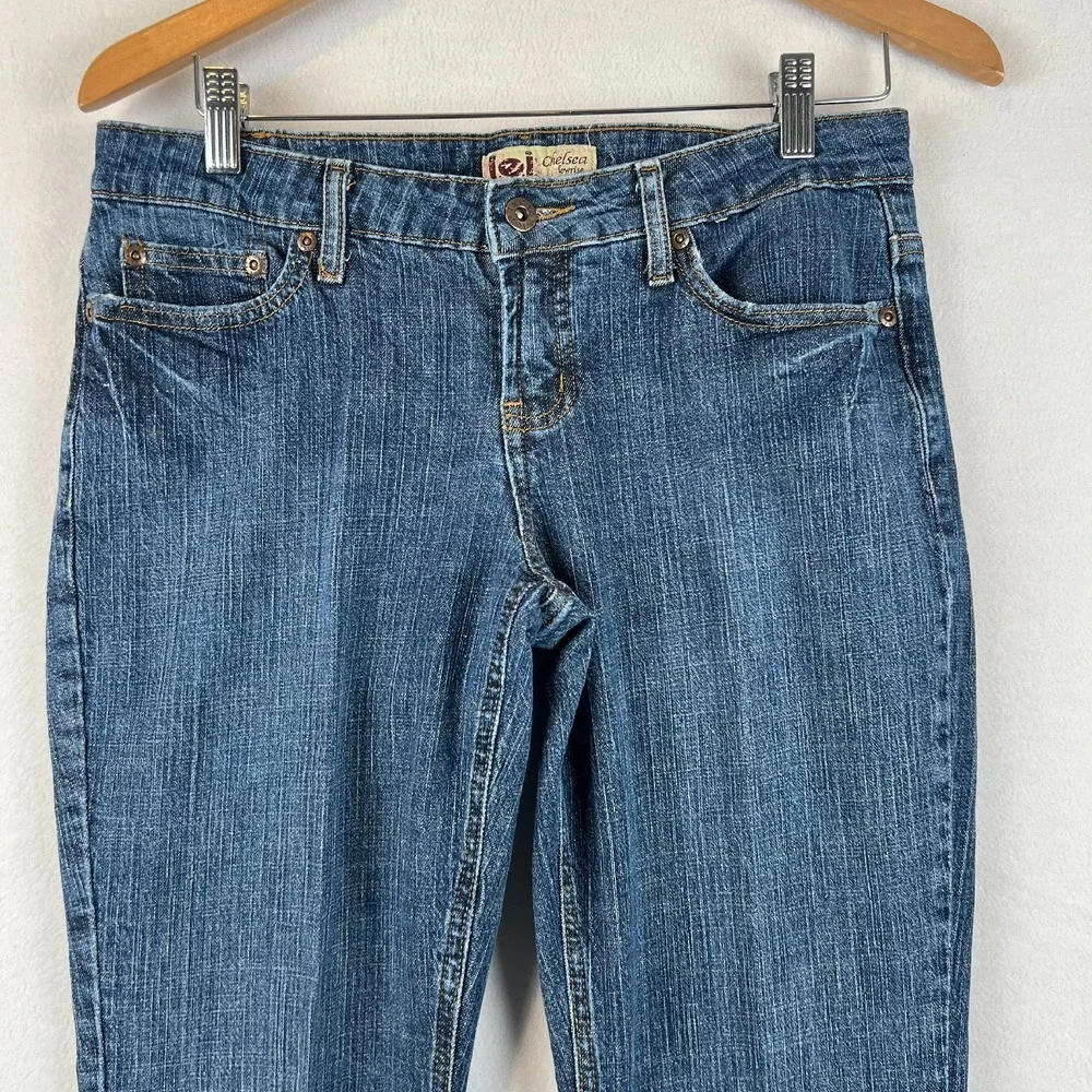 Vintage L.e.i. Chelsea Low Rise Jeans‎ Womens 7 Bootcut Denim Dark Wash Y2K 90s